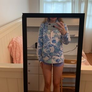 lily pulitzer quarter zip pullover
